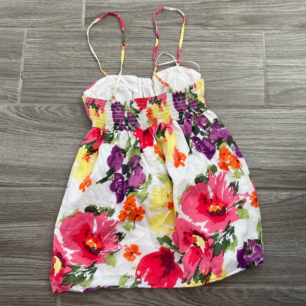 Lauren Conrad floral tank blouse, size XS - Picture 5 of 6